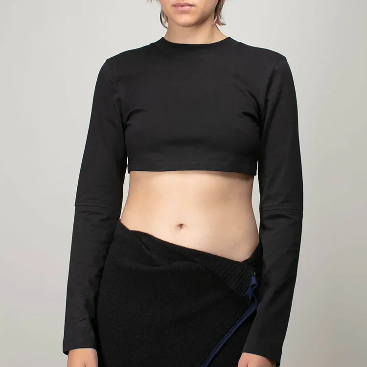 Jacquemus Crop Tops Women's Black-2