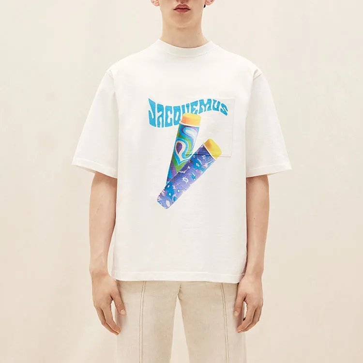 Jacquemus T-Shirts Men White-2