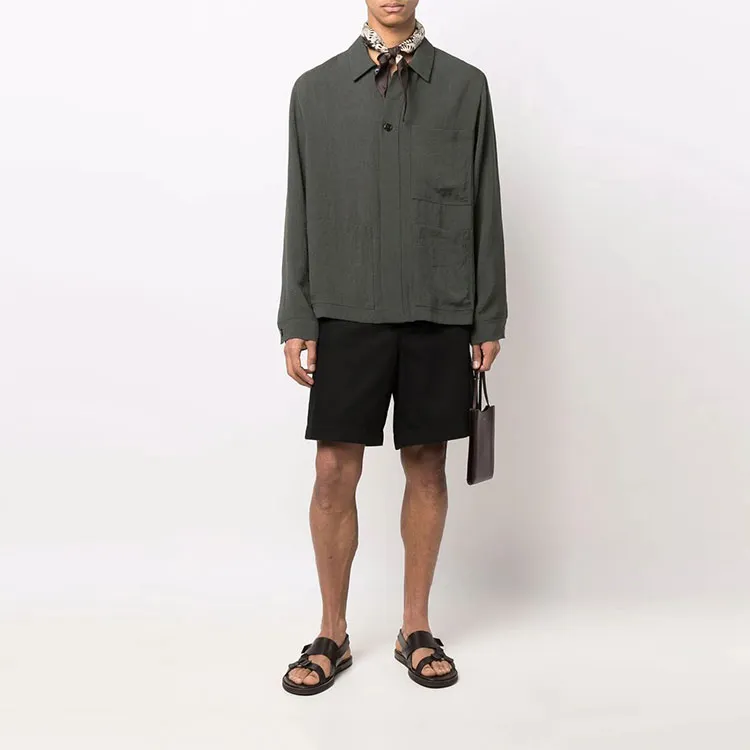 NANUSHKA Shirts Men Green-1