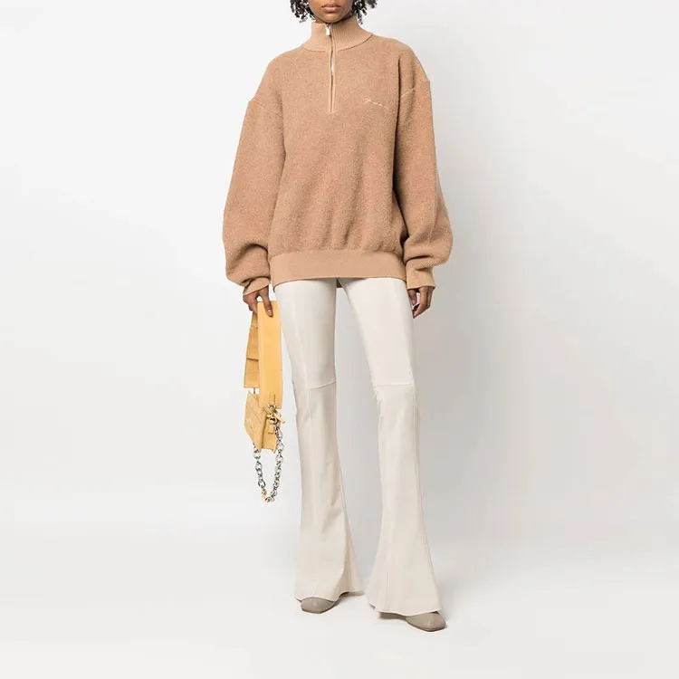 Jacquemus La Maille Berger Zip Collar Sweater-1