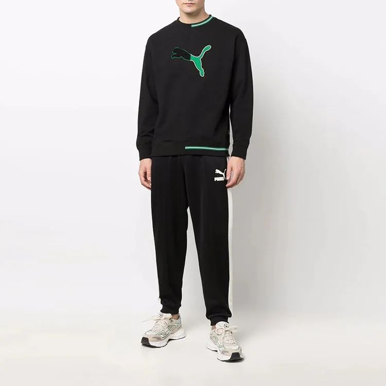 PUMA Knitted Sweatpants Men Black-2