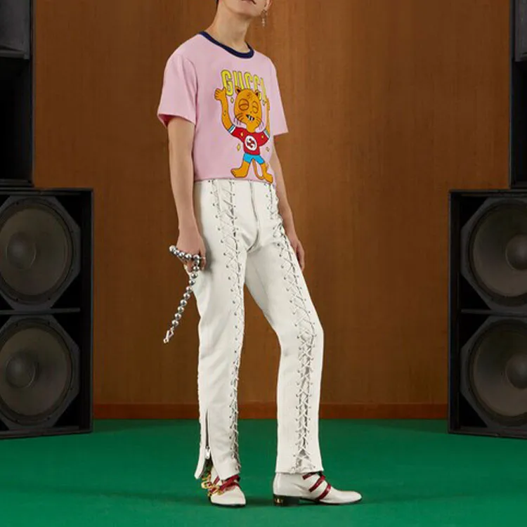 GUCCI T Shirts Men Pink-1