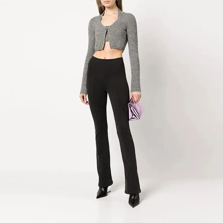 Alexander Wang Crop Tops Women's Gray-1