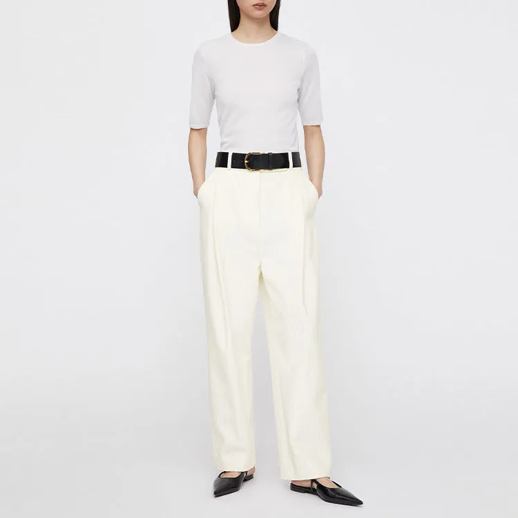 TOTEME Casual Pants Women's White-1