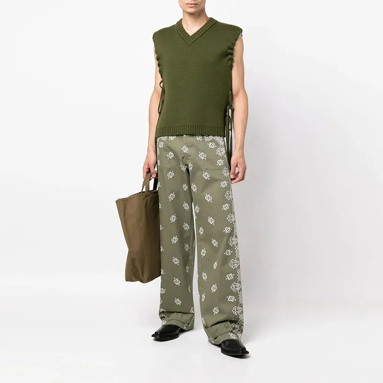 AMIRI Casual Pants Men Green-1