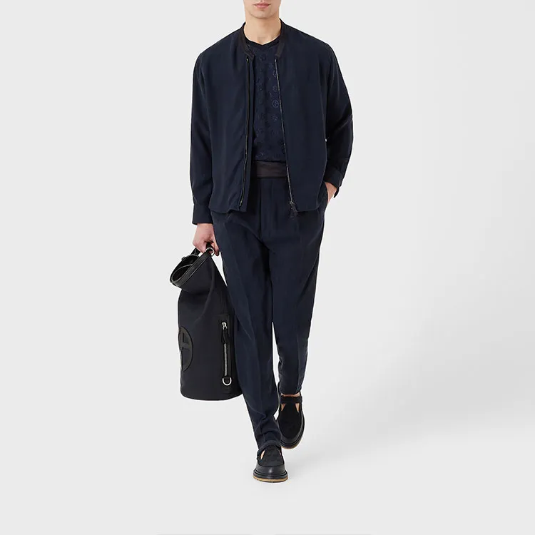 GIORGIO ARMANI FW22 T Shirt Men's Navy Blue-1