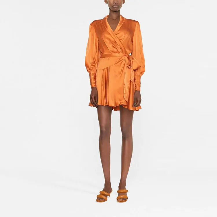 Zimmermann Long-Sleeved Dresses Women's Orange-1