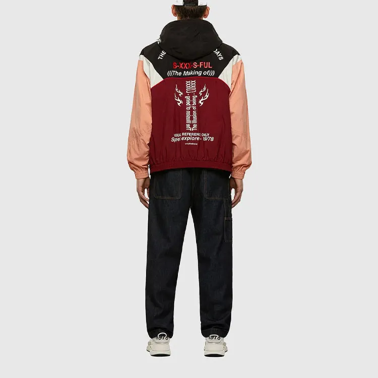 DIESEL Jackets Men Red-3