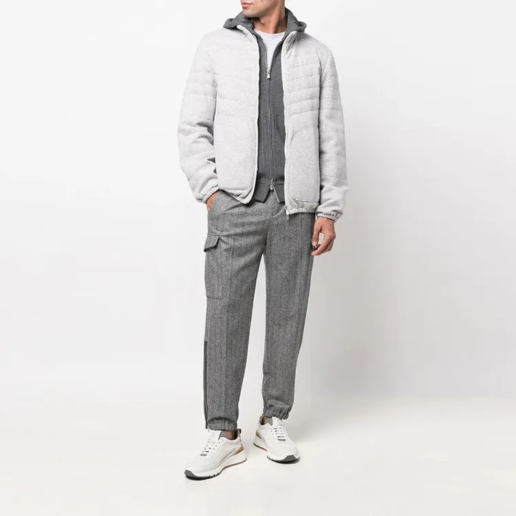 Brunello Cucinelli Pleat Detailed Zipped-Ankle Trousers-1