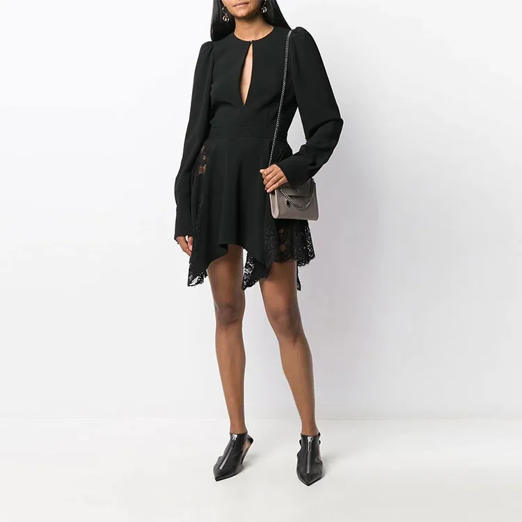 Stella McCartney Long-Sleeved Dresses Women's Black-1