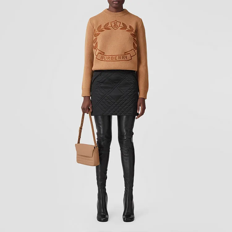 Burberry Cashmere Sweaters Women's Coffee-1