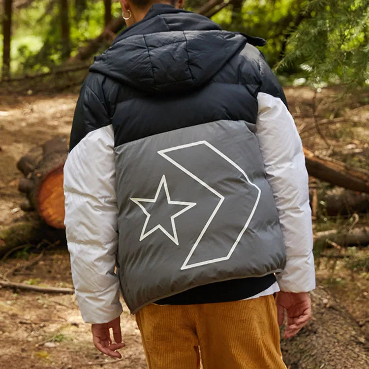 Converse Down Jacket Winter Men's Lime Gray-4