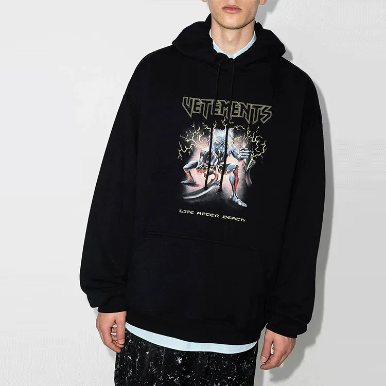 Vetements Electric Logo Heavy Metal Hoodie-2