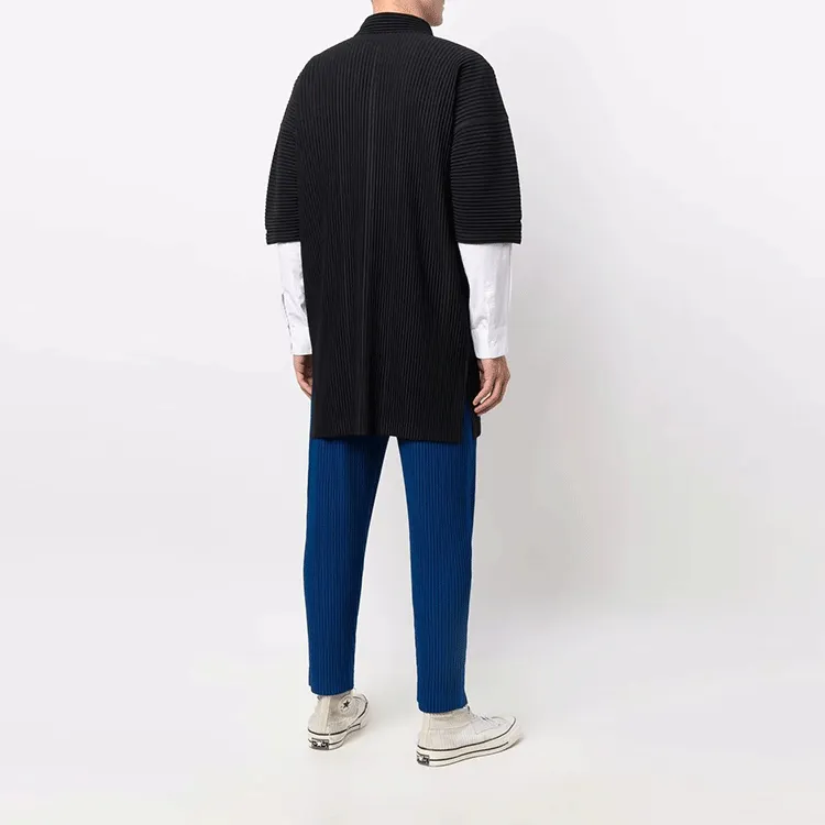 Homme Plissé Issey Miyake Shirts Men Black-2