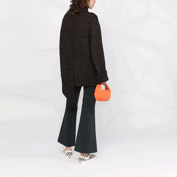 GANNI FW21 Loose Fit Sweater Women's Black-2