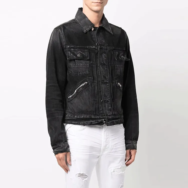 AMIRI Core Double Slanted Trucker Jacket-3