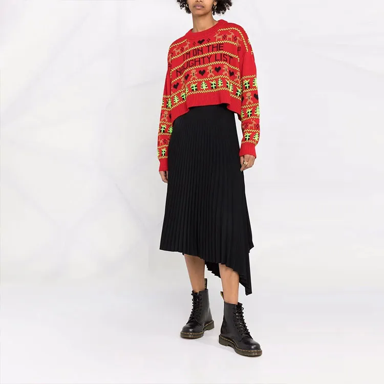 PHILOSOPHY DI LORENZO SERAFINI SS22 Loose Fit Sweater Women's Red-2