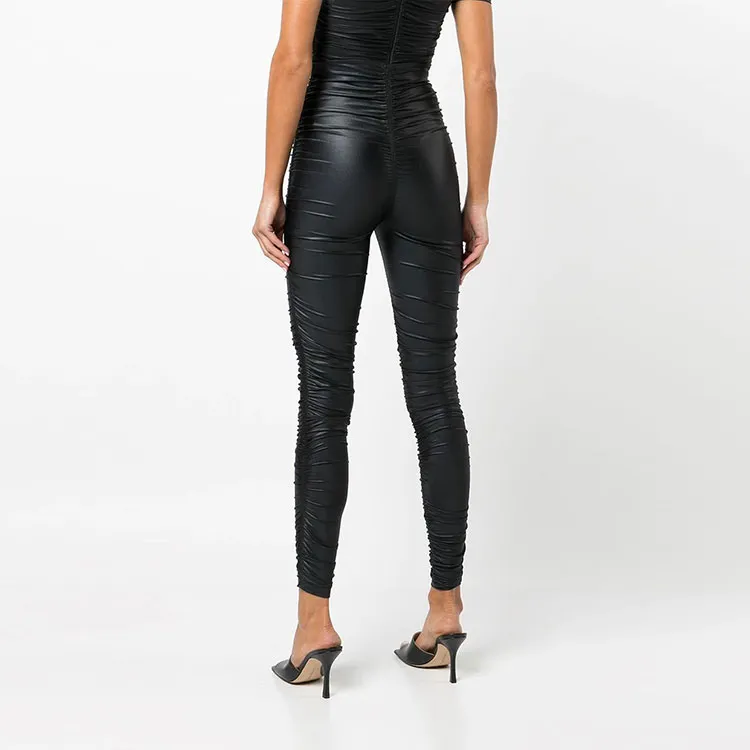 Alexander Wang Ruched High rise Cycle Shorts-2