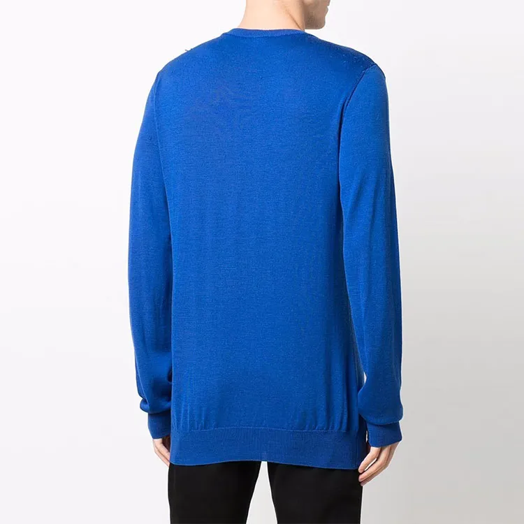 BALMAIN Sweaters Men Blue-3