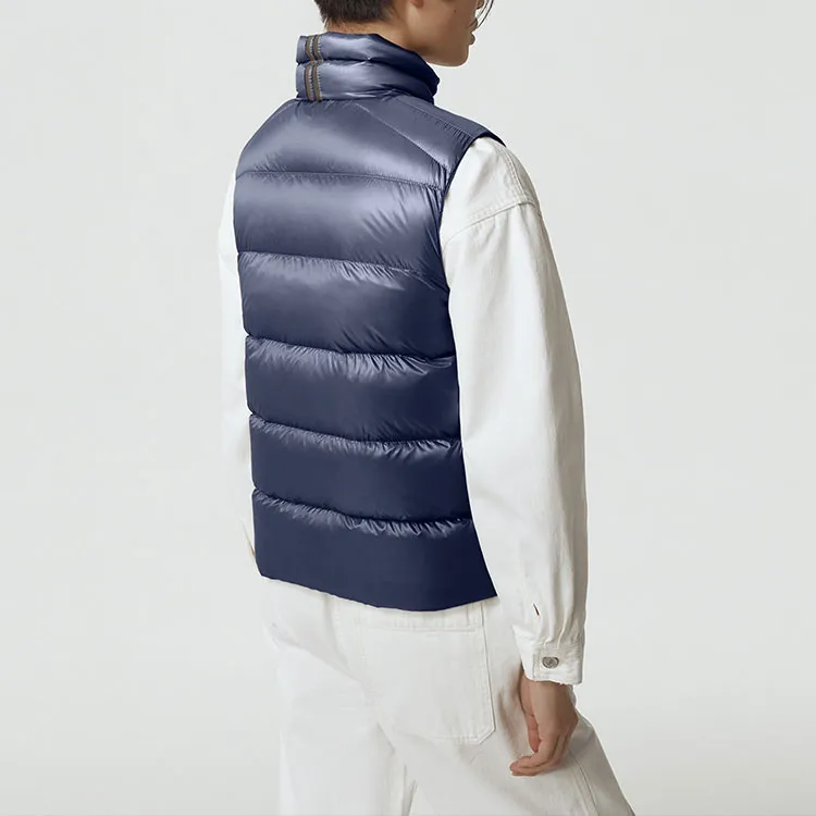 Canada Goose Black Logo Cypress Collection Vest Women's Marine Blue-3