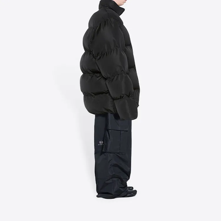 Balenciaga Down Jacket Winter Men's Black-4