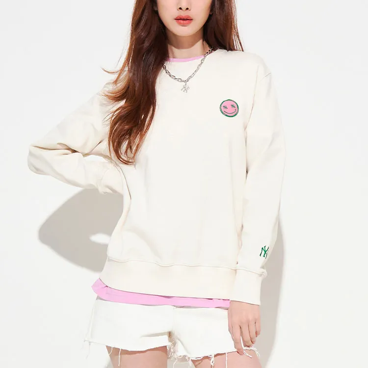 MLB Sweatshirts Unisex Cream-4