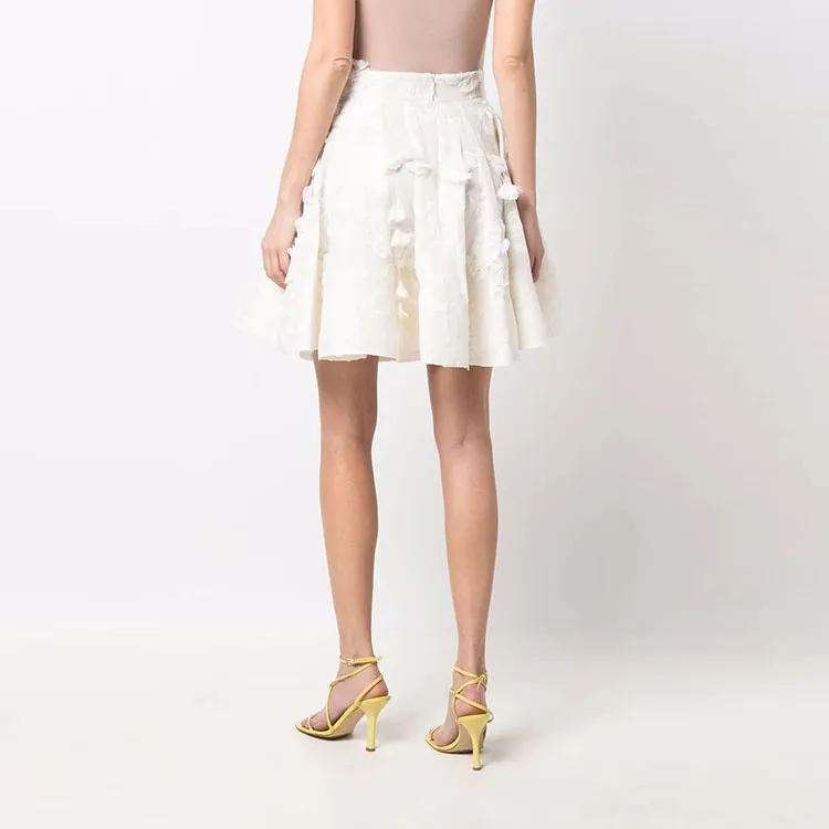 Zimmermann Casual Short Skirts Women's White-3