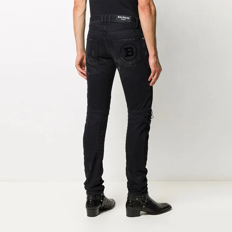 BALMAIN Jeans Men Black-2