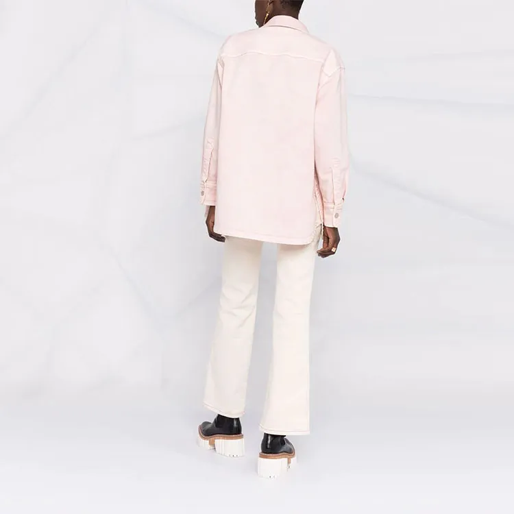 Stella McCartney Denim Jackets Women's Pink-2