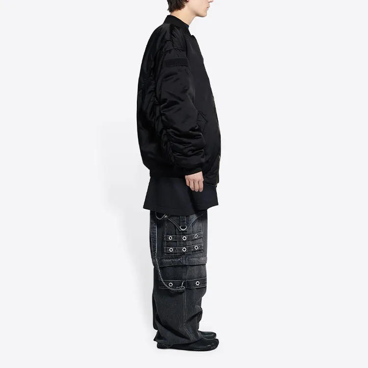 Balenciaga SS22 Jackets Coats Regular Fit Men's Black-5