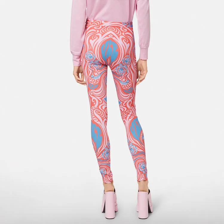 VERSACE Casual Pants Women's Pink-2
