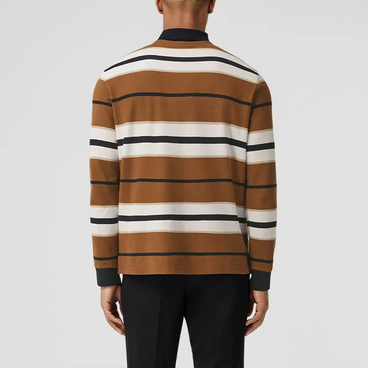 Burberry Long Sleeved Monogram Polo Shirt-3