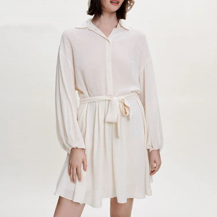 Maje Long Sleeved Dresses Women's Light Umber-3