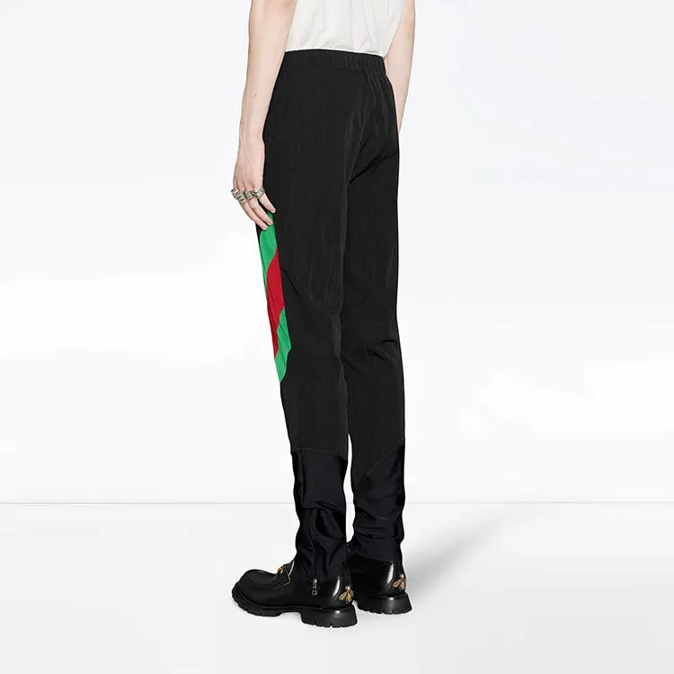 GUCCI Nylon Legging With Web Intarsia-3