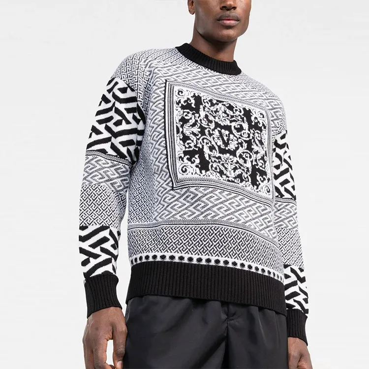 VERSACE Sweaters Men Black-2