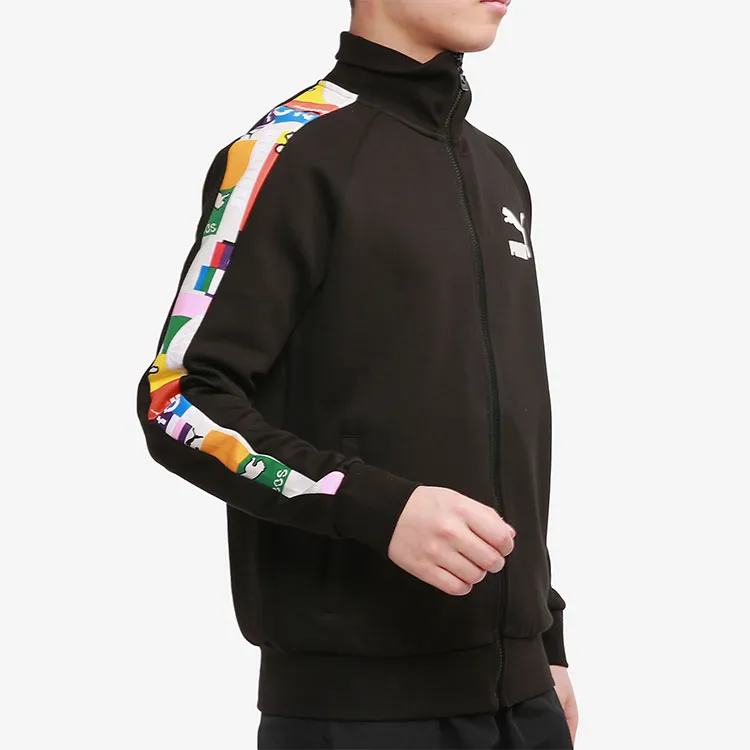 Puma T7 Men's Stand Collar Sport Jacket Black-4