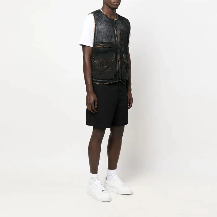 STONE ISLAND Vests Men Black-3