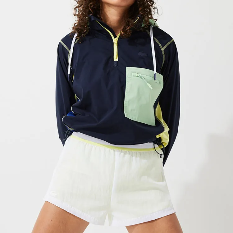 LACOSTE Casual Shorts Women's Yellow White Multicolor-2