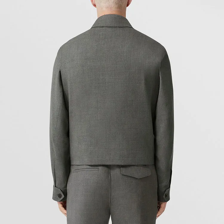 Burberry FW22 Jackets Coats Men's Gray-4