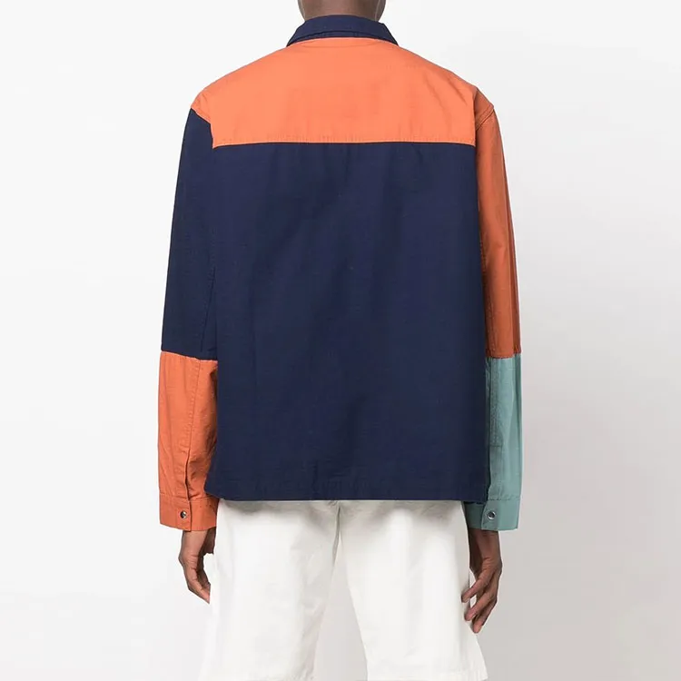 PUMA Colour-block Zipped Shirt Jacket-2