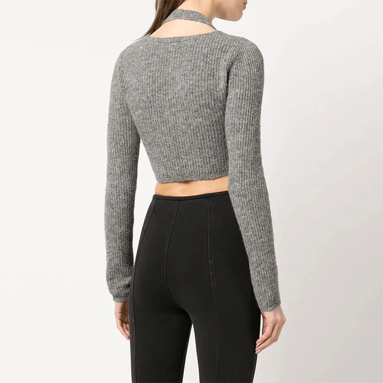 Alexander Wang Crop Tops Women's Gray-2