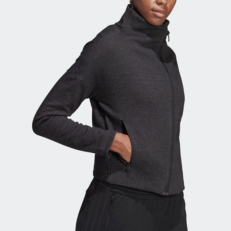 Adidas Jackets Women's Black Gray Color-4