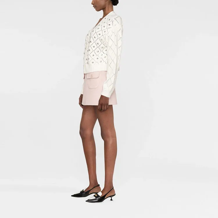 MIU MIU SS22 Knitwear Women's White-3