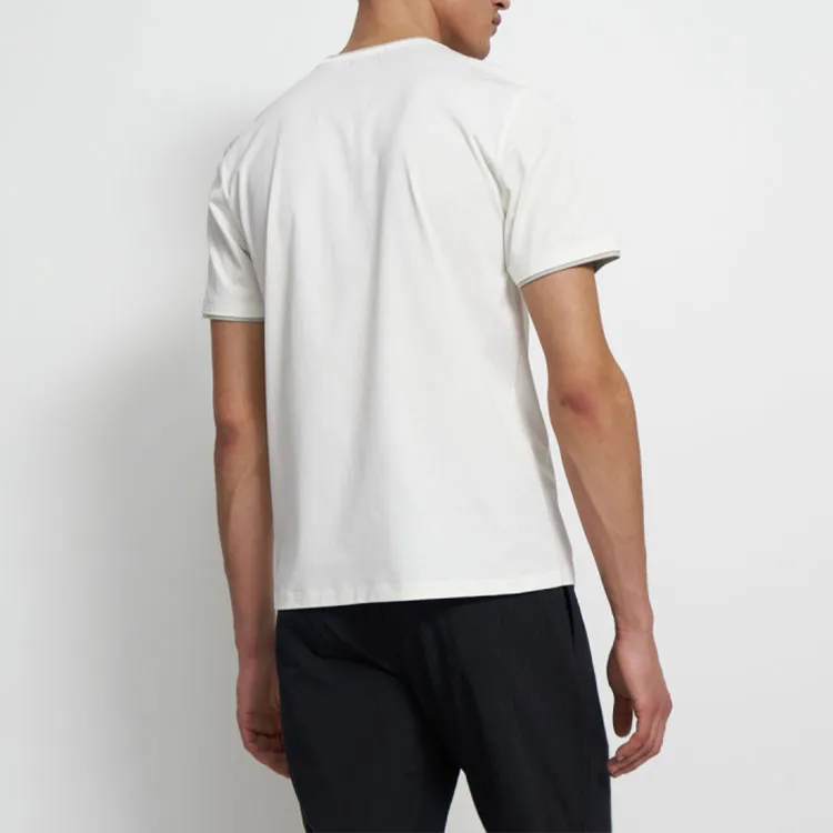 THEORY T-Shirts Men Gray White-3