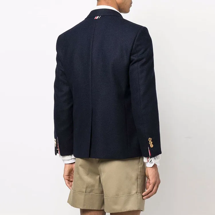 THOM BROWNE Single breasted Wool Blazer-3