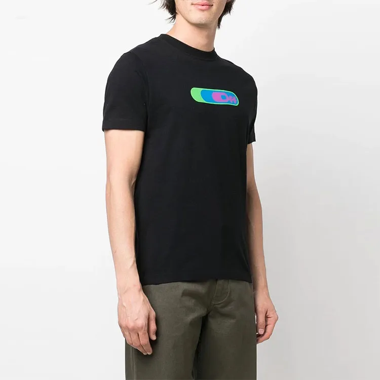 OFF WHITE Weed Logo Print T Shirt-2