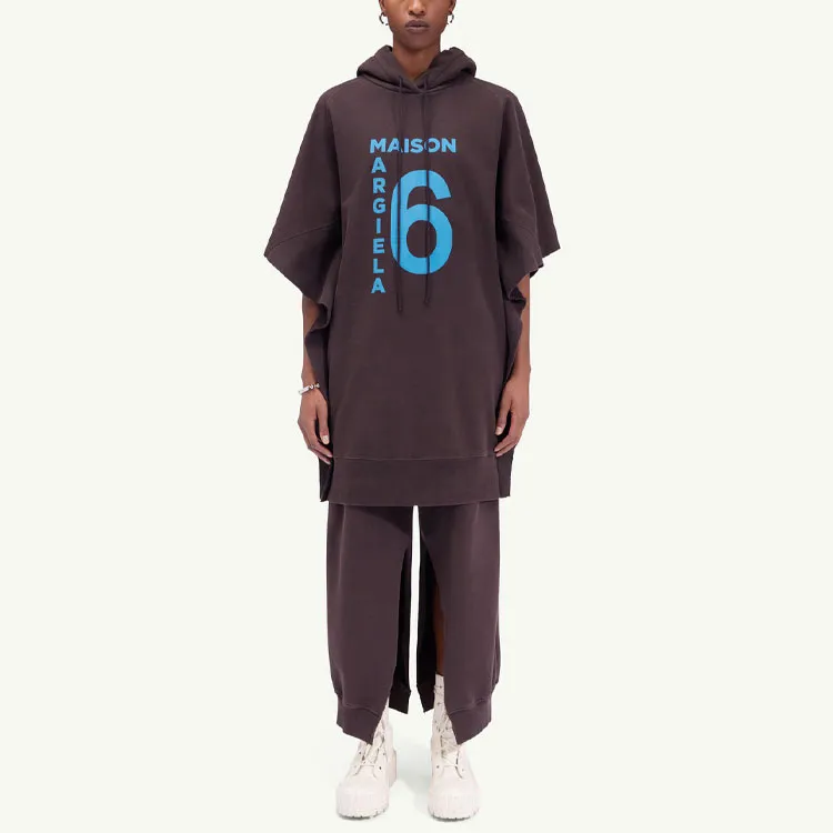 MM6 Maison Margiela Short Sleeved Dresses Women's Russet-1