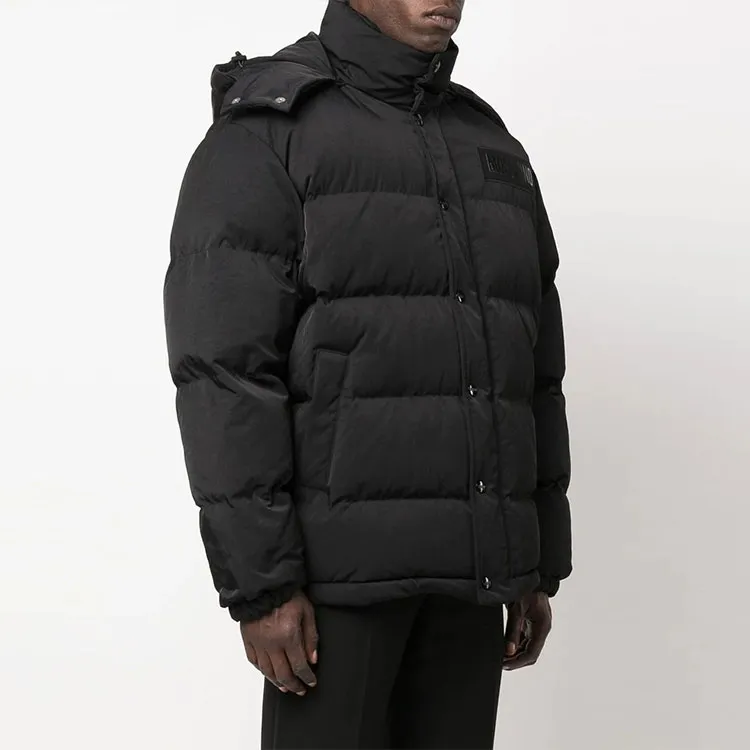 MOSCHINO Logo Patch Quilted Puffer Jacket-2