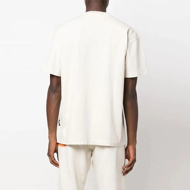 PALM ANGELS Garment Dye Burning Logo Classic T Shirt-2