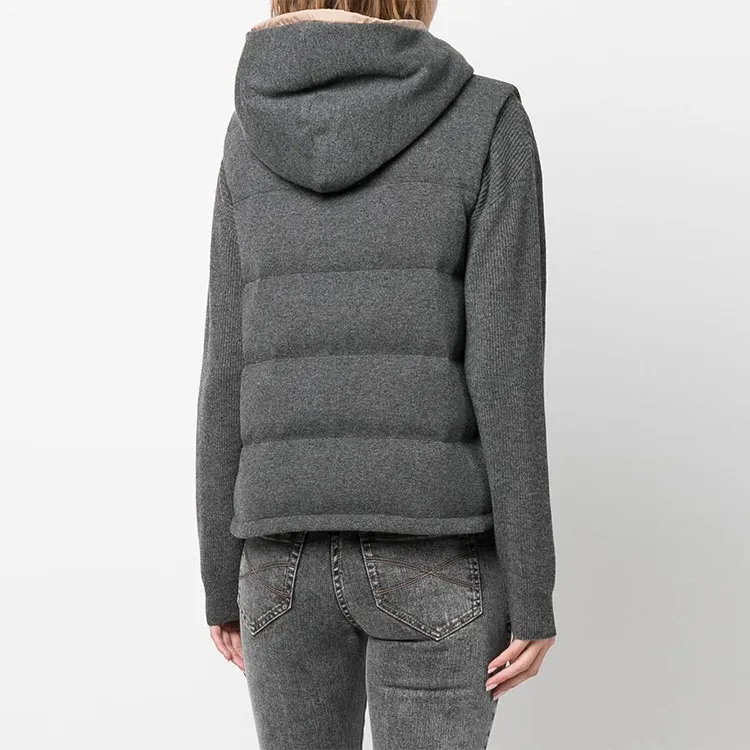 Brunello Cucinelli Down Jackets Women's Gray-3